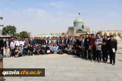 نودانشجومعلمان پردیس شهید رجایی قزوین باحضور درگلزار شهدای قزوین با آرمانهای مقدس شهدا تجدید میثاق کردند. 7