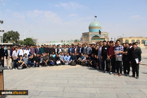 نودانشجومعلمان پردیس شهید رجایی قزوین باحضور درگلزار شهدای قزوین با آرمانهای مقدس شهدا تجدید میثاق کردند. 7