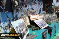 نودانشجومعلمان پردیس شهید رجایی قزوین باحضور درگلزار شهدای قزوین با آرمانهای مقدس شهدا تجدید میثاق کردند. 10