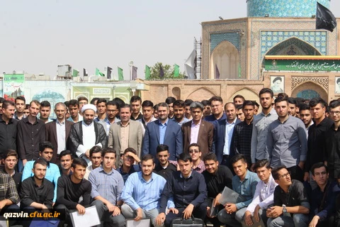 نودانشجومعلمان پردیس شهید رجایی قزوین باحضور درگلزار شهدای قزوین با آرمانهای مقدس شهدا تجدید میثاق کردند. 2