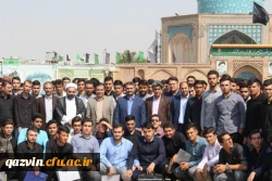 نودانشجومعلمان پردیس شهید رجایی قزوین باحضور درگلزار شهدای قزوین با آرمانهای مقدس شهدا تجدید میثاق کردند. 2