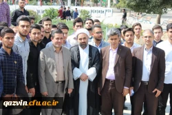 نودانشجومعلمان پردیس شهید رجایی قزوین باحضور درگلزار شهدای قزوین با آرمانهای مقدس شهدا تجدید میثاق کردند. 8