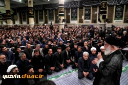 40نفر ازدانشجویان عضو هیئت مذهبی دانشگاه فرهنگیان قزوین دردیدار هیئات دانشجویی سراسر کشور با حضرت آیت الله خامنه ای درروز اربعین حضور یافتندوبامعظم له دیدار کردند. 2