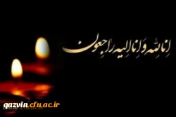 بانهایت تاسف وتاثر درگذشت برادرگرامی سرکار خانم دکتر غلامی سرپرست محترم پردیس بنت الهدی صدر 5قزوین  را تسلیت عرض می نمائیم. 2