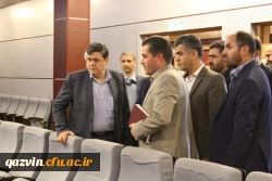 بازدید دوساعته دکتر خنیفر ازسراهاومراکزرفاهی وآموزشی دانشگاه فرهنگیان استان قزوین  2