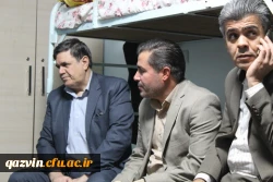 بازدید دوساعته دکتر خنیفر ازسراهاومراکزرفاهی وآموزشی دانشگاه فرهنگیان استان قزوین  7