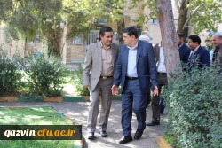 بازدید دوساعته دکتر خنیفر ازسراهاومراکزرفاهی وآموزشی دانشگاه فرهنگیان استان قزوین  9