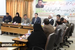 نشست دکتر خنیفر با استادان عضو هیئت علمی وکارکنان دانشگاه  فرهنگیان استان قزوین 12