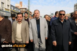 راهپیمایی مسئولین اساتید ودانشجویان دانشگاه فرهنگیان استان قزوین به همراه مردم انقلابی وهمیشه درصحنه قزوین علیه اغتشاش گران وآشوبگران واربابان آنها 6