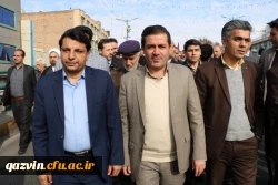 راهپیمایی مسئولین اساتید ودانشجویان دانشگاه فرهنگیان استان قزوین به همراه مردم انقلابی وهمیشه درصحنه قزوین علیه اغتشاش گران وآشوبگران واربابان آنها 9