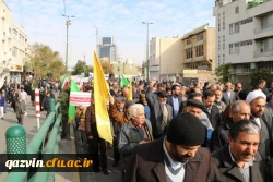 راهپیمایی مسئولین اساتید ودانشجویان دانشگاه فرهنگیان استان قزوین به همراه مردم انقلابی وهمیشه درصحنه قزوین علیه اغتشاش گران وآشوبگران واربابان آنها 10