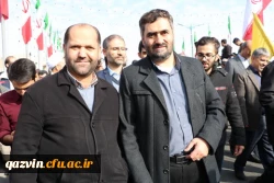 راهپیمایی مسئولین اساتید ودانشجویان دانشگاه فرهنگیان استان قزوین به همراه مردم انقلابی وهمیشه درصحنه قزوین علیه اغتشاش گران وآشوبگران واربابان آنها 15