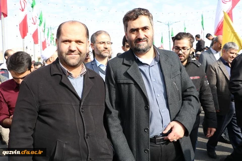 راهپیمایی مسئولین اساتید ودانشجویان دانشگاه فرهنگیان استان قزوین به همراه مردم انقلابی وهمیشه درصحنه قزوین علیه اغتشاش گران وآشوبگران واربابان آنها 15