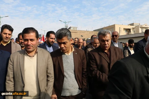 راهپیمایی مسئولین اساتید ودانشجویان دانشگاه فرهنگیان استان قزوین به همراه مردم انقلابی وهمیشه درصحنه قزوین علیه اغتشاش گران وآشوبگران واربابان آنها 17