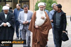 آیت الله عابدینی نماینده ولی فقیه در استان و امام جمعه قزوین در روز شنبه 16 آذر (روز دانشجو) به صورت سرزده در دانشگاه فرهنگیان قزوین حضوریافت. 2