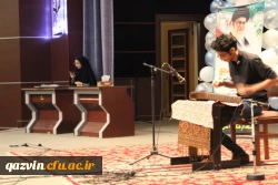 مراسم باشکوه روز دانشجو با حضور پرشور دانشجویان دانشگاه فرهنگیان استان قزوین درآمفی تئاتر شهیدرجایی دانشگاه 9