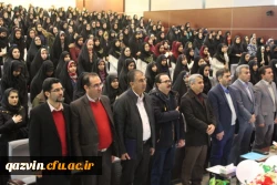 مراسم باشکوه روز دانشجووهفته پژوهش با حضور پرشور دانشجویان دانشگاه فرهنگیان استان قزوین درآمفی تئاتر شهیدرجایی دانشگاه برگزارشد 3