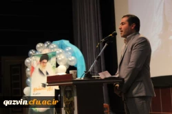 مراسم باشکوه روز دانشجووهفته پژوهش با حضور پرشور دانشجویان دانشگاه فرهنگیان استان قزوین درآمفی تئاتر شهیدرجایی دانشگاه برگزارشد 4