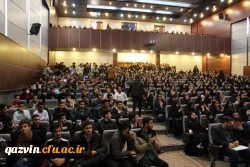 مراسم باشکوه روز دانشجووهفته پژوهش با حضور پرشور دانشجویان دانشگاه فرهنگیان استان قزوین درآمفی تئاتر شهیدرجایی دانشگاه برگزارشد 7