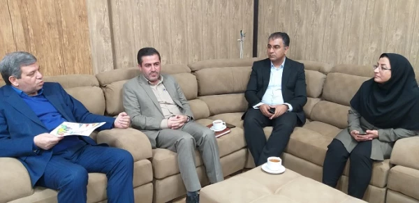 دیدار دکتر مشهدی رییس دانشگاه فرهنگیان استان قزوین با دکتر حسینی معاون وزیر و رییس سازمان اموزش وپرورش استثنایی کشور 3