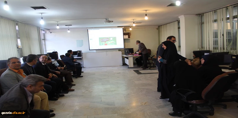 کارگاه نحوه اجرای دروس رسمی الکترونیکی استادان دانشگاه فرهنگیان استان قزوین برگزارشد 3