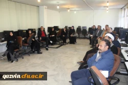 کارگاه نحوه اجرای دروس رسمی الکترونیکی استادان دانشگاه فرهنگیان استان قزوین برگزارشد 5