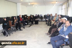 کارگاه نحوه اجرای دروس رسمی الکترونیکی استادان دانشگاه فرهنگیان استان قزوین برگزارشد 5