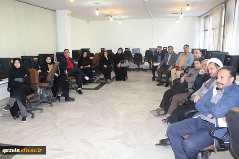 کارگاه نحوه اجرای دروس رسمی الکترونیکی استادان دانشگاه فرهنگیان استان قزوین برگزارشد 5