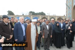 مسئولین ودانشجویان دانشگاه فرهنگیان استان قزوین درمراسم غبارروبی مزارشهدا به منسبت آغاز دهه مبارک فجر شرکت کردند. 6