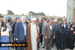 مسئولین ودانشجویان دانشگاه فرهنگیان استان قزوین درمراسم غبارروبی مزارشهدا به منسبت آغاز دهه مبارک فجر شرکت کردند. 14