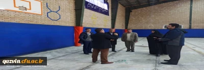 بازدیدمدیر کل تربیت بدنی سازمان مرکزی ازامکانات ورزشی دانشگاه فرهنگیان استان قزوین 

خانم دکتر عبدی مدیر کل تربیت بدنی دانشگاه فرهنگیان کشور وهیئت همراه ازامکانات ورزشی پردیس های استان بازدیدکردند.