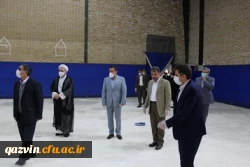 دکتر انصاری راد معاون دانشجویی دانشگاه فرهنگیان کشور از امکانات حوزه دانشجویی دانشگاه فرهنگیان استان قزوین بازدیدکرد. 5