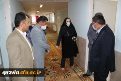 دکتر انصاری راد معاون دانشجویی دانشگاه فرهنگیان کشور از امکانات حوزه دانشجویی دانشگاه فرهنگیان استان قزوین بازدیدکرد. 7