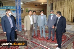 دکتر انصاری راد معاون دانشجویی دانشگاه فرهنگیان کشور از امکانات حوزه دانشجویی دانشگاه فرهنگیان استان قزوین بازدیدکرد. 9