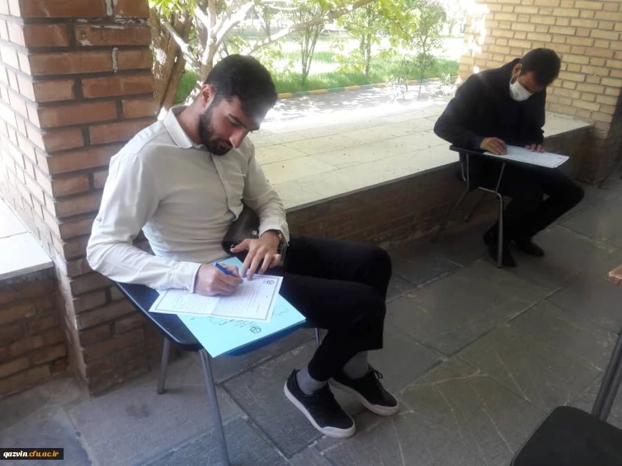 بازدید مدیریت محترم امور پردیس های استان قزوین از فرایند ثبت نام مهارت آموزان ماده 28، اردیبهشت ماه 1399 9