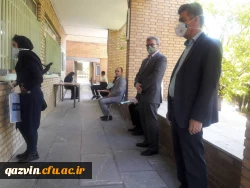 بازدید مدیریت محترم امور پردیس های استان قزوین از فرایند ثبت نام مهارت آموزان ماده 28، اردیبهشت ماه 1399 4
