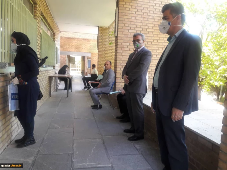 بازدید مدیریت محترم امور پردیس های استان قزوین از فرایند ثبت نام مهارت آموزان ماده 28، اردیبهشت ماه 1399 4