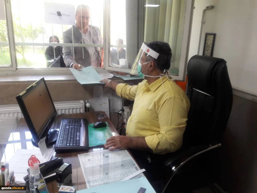 بازدید مدیریت محترم امور پردیس های استان قزوین از فرایند ثبت نام مهارت آموزان ماده 28، اردیبهشت ماه 1399 6