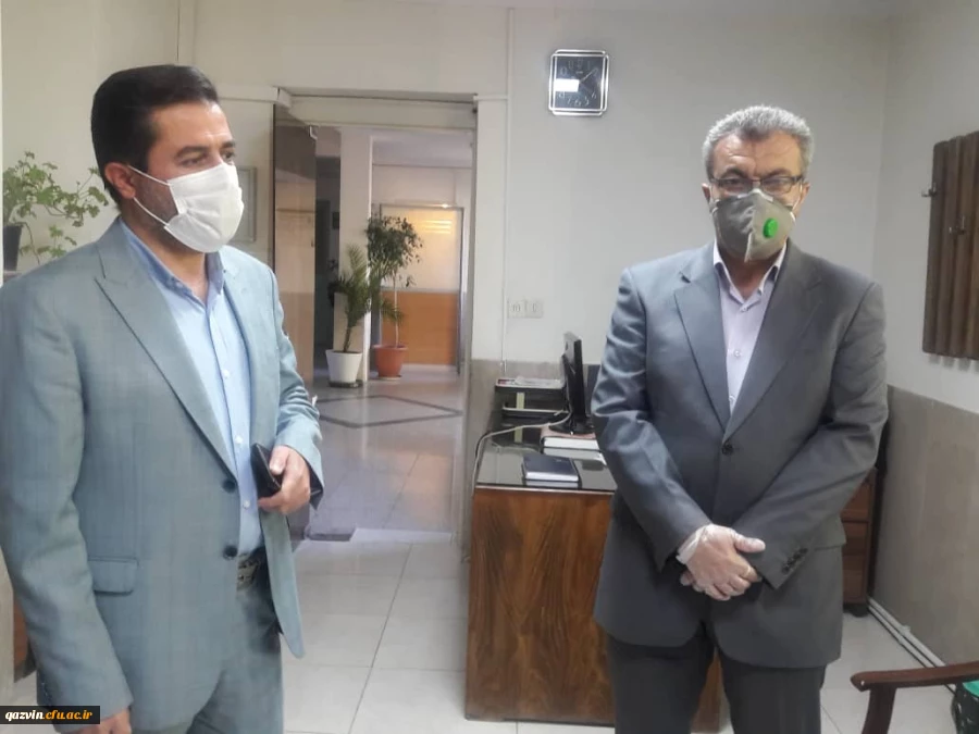 بازدید مدیریت محترم امور پردیس های استان قزوین از فرایند ثبت نام مهارت آموزان ماده 28، اردیبهشت ماه 1399 9