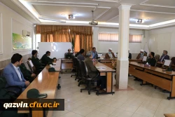  حضور مسئول محترم نمایندگی ولی فقیه در سپاه صاحب الامر (عج) استان قزوین به همراه جمعی از فرماندهان سپاه پاسداران و بسیج استان قزوین به مناسبت  هفته ی گرامیداشت مقام معلّم در دانشگاه فرهنگیان استان قزوین 2