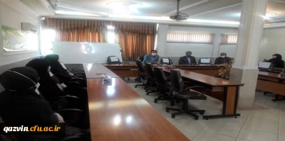 شورای آموزشی با حضور اعضای هیات علمی برگزار گردید:

برگزاری جلسه شورای آموزشی با محوریت بزرگداشت هفته ی سرآمدی آموزش و آموزش مجازی