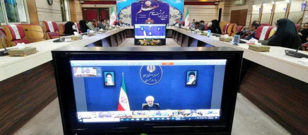 حضور مدیریت امور پردیس های دانشگاه فرهنگیان استان قزوین در جلسه ویدئو کنفرانس رییس جمهور با استاندار و مدیر کل آموزش و پرورش  4