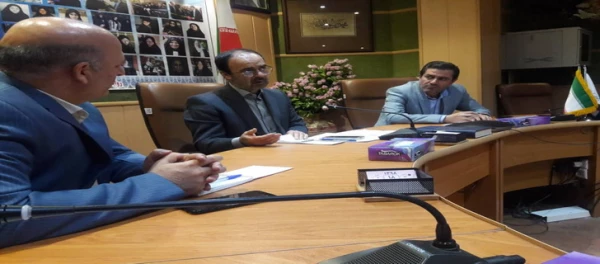 دیدار دکتر مشهدی " مدیریت امور پردیس های دانشگاه فرهنگیان استان قزوین " با مهندس جوانبخت " مدیر کل سازمان نوسازی، توسعه و تجهیز مدارس استان قزوین  " 3