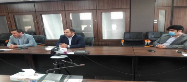 دیدار مدیریت امور پردیس های دانشگاه فرهنگیان استان قزوین " دکتر حمیدرضا مشهدی " با مدیر کل سازمان مسکن و شهرسازی استان  " مهندس ابراهیم مبارک قدم " 2