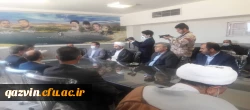 حضور هیات رییسه دانشگاه فرهنگیان استان قزوین در نمایندگی ولی فقیه در سپاه صاحب الامر (عج) استان قزوین به مناسبت تبریک هفته ی عقیدتی – سیاسی 2