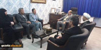 جهت تقویت همکاری در دانشگاه فرهنگیان استان قزوین برگزار شد:

دیدار هیات رییسه ی دانشگاه فرهنگیان استان قزوین با دو تن از نمایندگان منتخب مجلس یازدهم استان