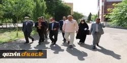 بازدید میدانی مدیر کل سازمان نوسازی، توسعه و تجهیز مدارس استان قزوین از فضای فیزیکی دانشگاه فرهنگیان  2
