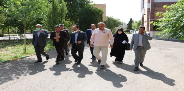 بازدید میدانی مدیر کل سازمان نوسازی، توسعه و تجهیز مدارس استان قزوین از فضای فیزیکی دانشگاه فرهنگیان  2