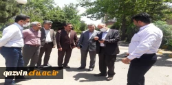 بازدید رییس شورای شهر قزوین با هیات همراه از دانشگاه فرهنگیان استان قزوین 2