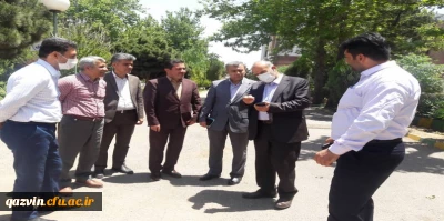 بازدید رییس شورای شهر قزوین با هیات همراه از دانشگاه فرهنگیان استان قزوین